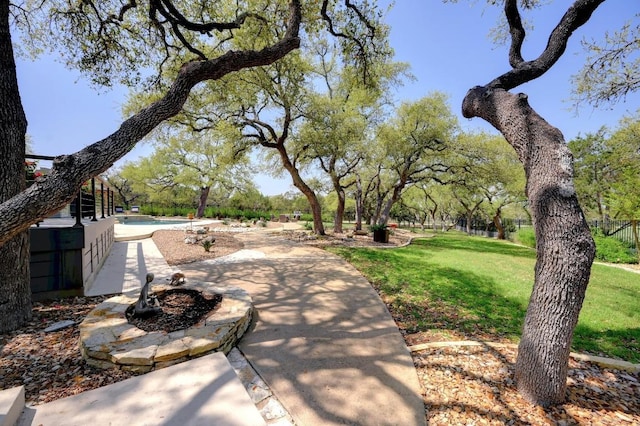 290 Trailmaster Cir, Driftwood, TX 78619 - view of patio featuring an outdoor pool