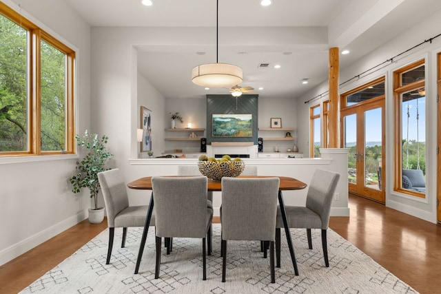 4004 Cloudy Ridge Rd, Austin, TX 78734 - dining room featuring recessed lighting and baseboards