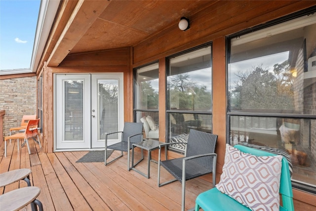 1406 Windsor Rd Unit 301, Austin, TX 78703 - wooden deck with french doors