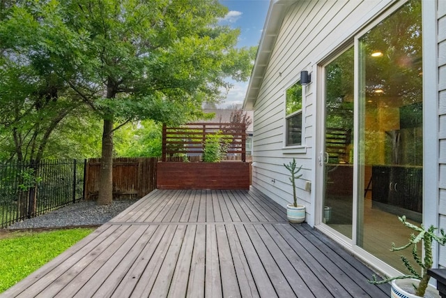6108 Whipple Way, Austin, TX 78745 - view of wooden deck
