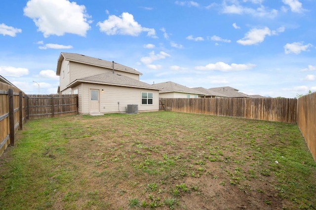 3603 Canaan Matthew Dr, Austin, TX 78725 - back of property with a fenced backyard