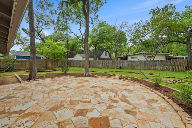 8702 Willowick Dr, Austin, TX 78759 - fenced backyard featuring a patio