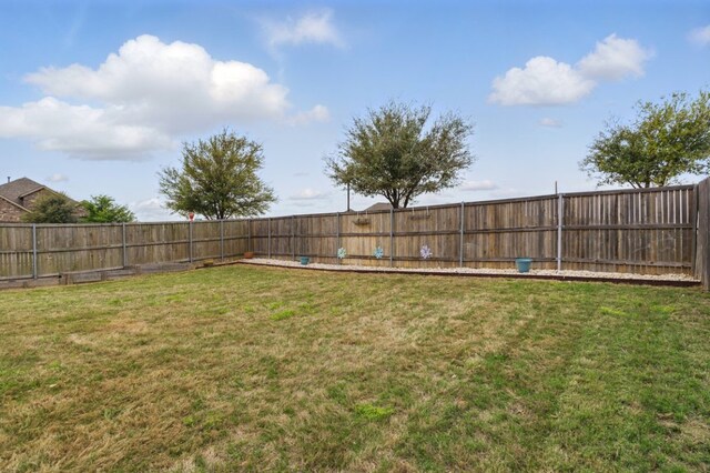 113 Tailwind Dr, Kyle, TX 78640 - view of yard with a fenced backyard