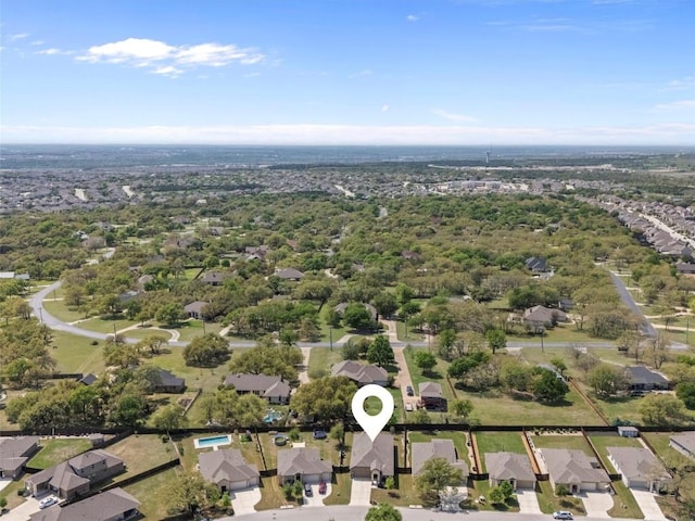 4104 Porter Farm Rd, Georgetown, TX 78628 - aerial view featuring a residential view