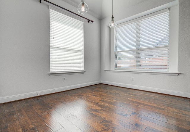 5617 Rio Chama Cv, Austin, TX 78738 - unfurnished room with dark wood-style floors and baseboards