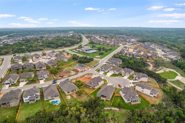 104 Trans Pecos Ct, Georgetown, TX 78628 - aerial overview of property's location with nearby suburban area