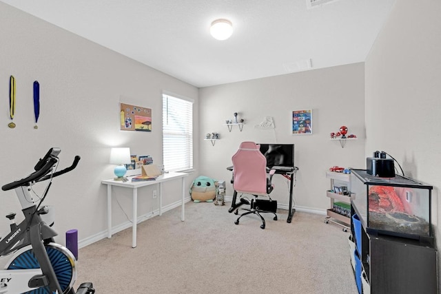 197 Eves Necklace Dr, Buda, TX 78610 - carpeted office with baseboards