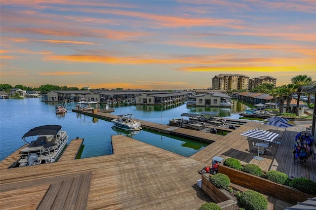 96 Island Dr Unit 44, Horseshoe Bay, TX 78657 - dock area with a water view