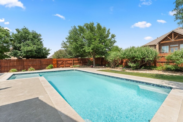 5701 Cherokee Draw Rd, Austin, TX 78738 - view of swimming pool with a fenced backyard