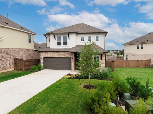 1209 Willie Ranch Way, Leander, TX 78641 - traditional home featuring driveway, a garage, brick siding, and stucco siding