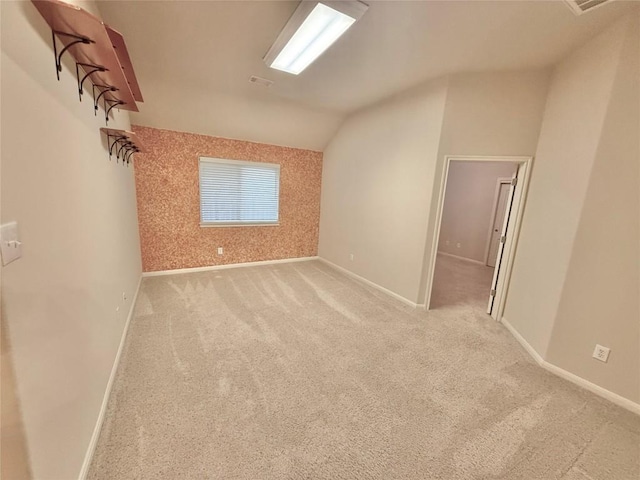 608 Pebblestone Walk Dr, Cedar Park, TX 78613 - carpeted spare room with vaulted ceiling and baseboards