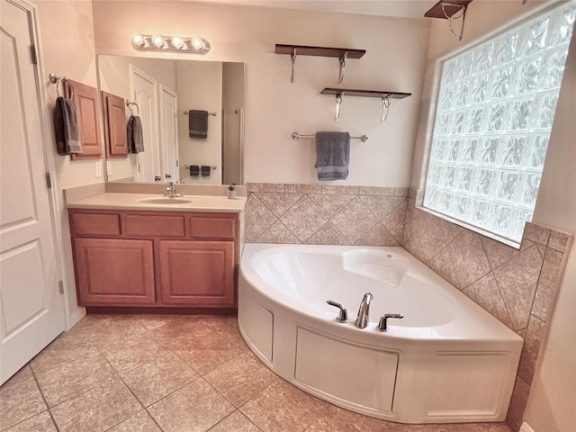 608 Pebblestone Walk Dr, Cedar Park, TX 78613 - bathroom with a bath and vanity