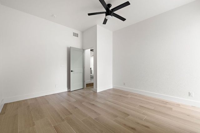 10418 Doc Holliday Trl, Austin, TX 78753 - empty room with ceiling fan and light wood finished floors