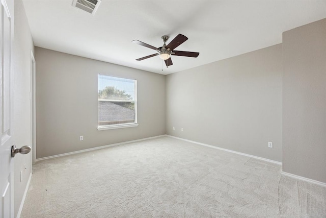 1606 Belvedere Pl, Round Rock, TX 78665 - spare room with a ceiling fan, carpet, and baseboards