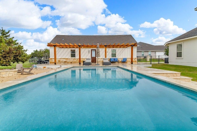 109 Spice Bush Spgs, Leander, TX 78641 - view of swimming pool featuring grilling area and a patio