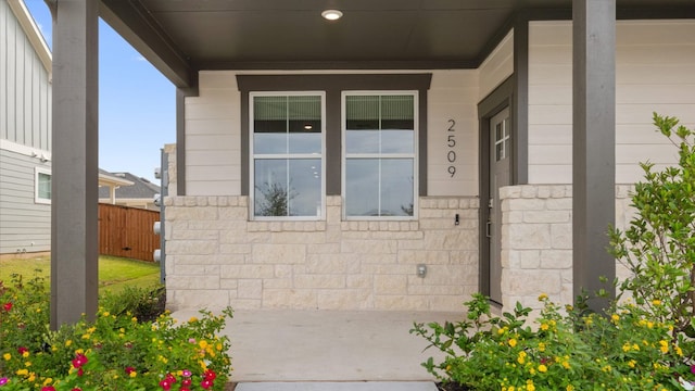 2620 Caleb Asher Loop, Round Rock, TX 78665 - view of exterior entry with a porch