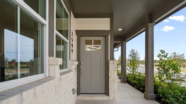 2620 Caleb Asher Loop, Round Rock, TX 78665 - property entrance featuring a porch