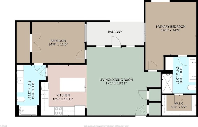 2220 Webberville Rd Unit 207, Austin, TX 78702 - property floor plan