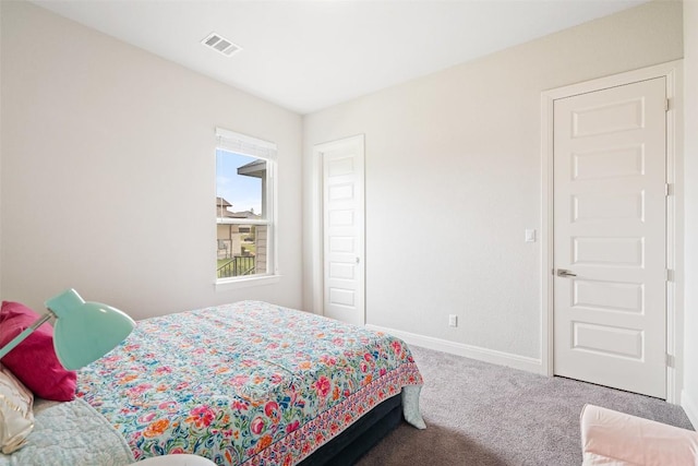 2421 High Lonesome, Leander, TX 78641 - carpeted bedroom with baseboards and visible vents