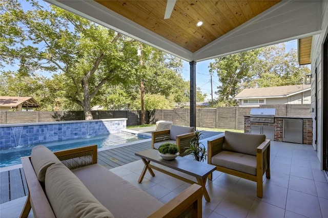3004 Ray Wood Dr, Austin, TX 78704 - fenced backyard with an outdoor living space