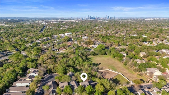 2608 Lightfoot Trl, Austin, TX 78745 - aerial view of property and surrounding area with nearby suburban area