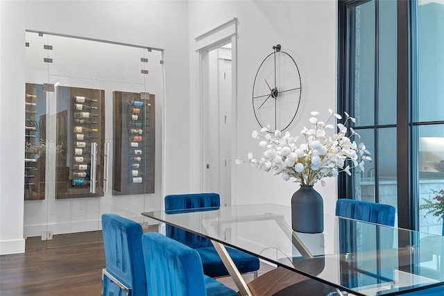 108 Fishspear Ln, Georgetown, TX 78628 - dining space featuring wood finished floors