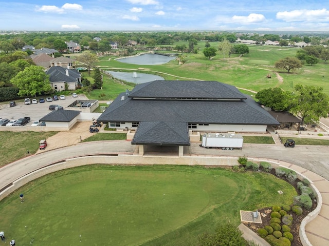 30336 Tiger Woods Dr, Georgetown, TX 78628 - bird's eye view of a nearby body of water and a local golf course
