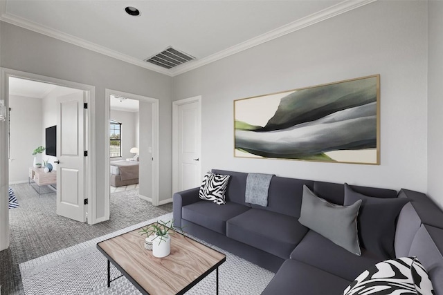 4000 Ranch Road 620 N Unit 8, Austin, TX 78734 - carpeted living area with crown molding and baseboards