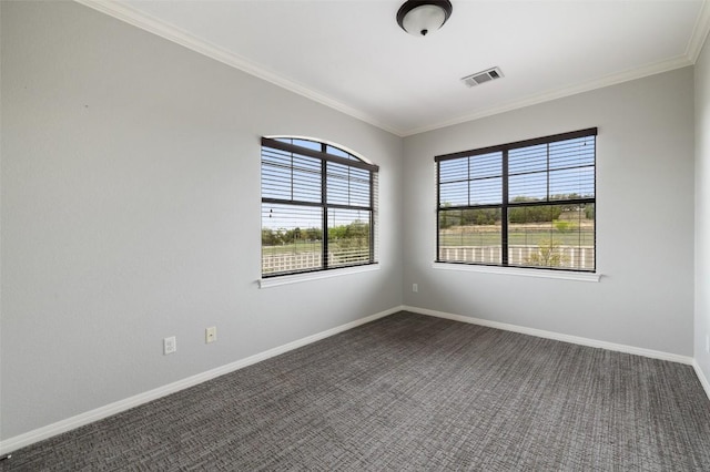 4000 Ranch Road 620 N Unit 8, Austin, TX 78734 - unfurnished room with crown molding, baseboards, and dark colored carpet