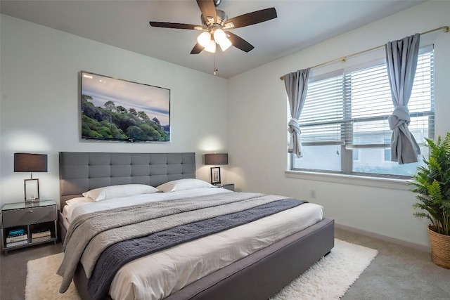 1201 Grove Blvd Unit 702, Austin, TX 78741 - bedroom with carpet and a ceiling fan