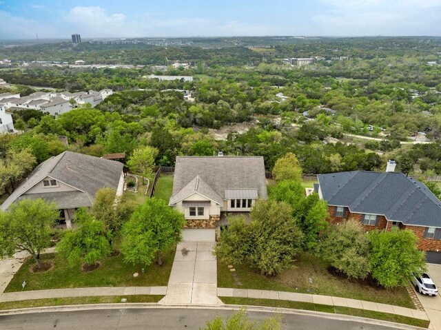 7721 Journeyville Dr, Austin, TX 78735 - aerial view