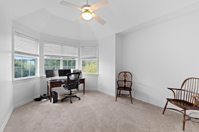 5305 Cuesta Verde, Austin, TX 78746 - office space with carpet and a ceiling fan