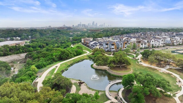 4501 Jackson Ave Unit 5205, Austin, TX 78731 - aerial perspective of suburban area featuring a large body of water