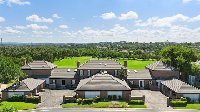 16 Tournament Way Unit 19, The Hills, TX 78738 - aerial view of property and surrounding area with a golf course