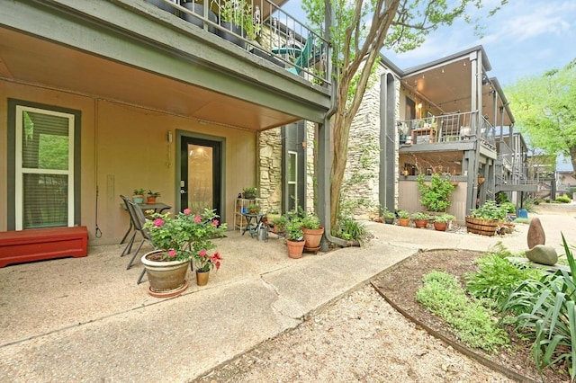 5820 Berkman Dr Unit 119, Austin, TX 78723 - view of patio / terrace featuring a balcony