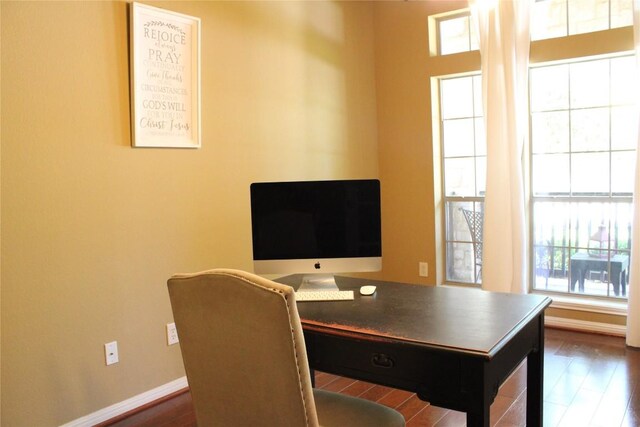 2718 Sun Mountain Dr, Leander, TX 78641 - office space featuring wood finished floors