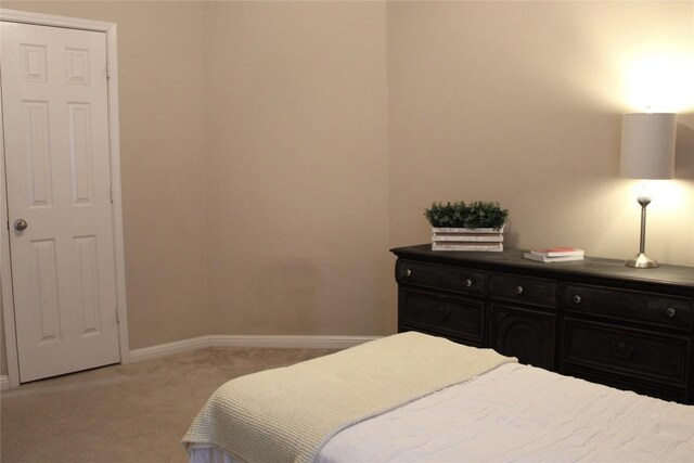 2718 Sun Mountain Dr, Leander, TX 78641 - bedroom featuring light colored carpet and baseboards