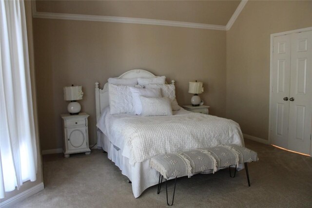 2718 Sun Mountain Dr, Leander, TX 78641 - bedroom with light carpet and ornamental molding