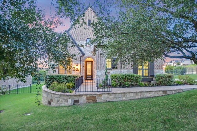 17100 Yellowstar Dr, Austin, TX 78738 - tudor house with stone siding
