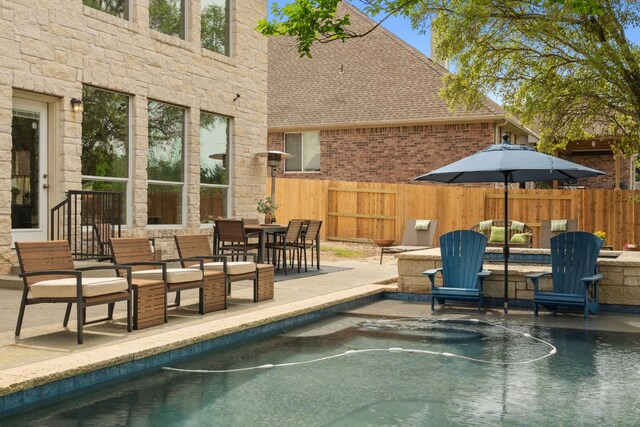 10408 Medinah Greens Dr, Austin, TX 78717 - view of pool with a patio area