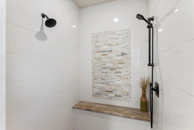 909 Highland Spring Ln, Georgetown, TX 78633 - detailed view of a tile shower