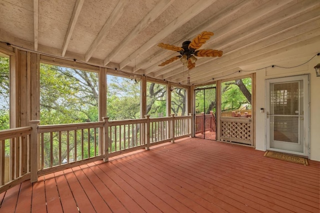 12452 Fairfax Ridge Pl, Austin, TX 78738 - deck featuring a ceiling fan