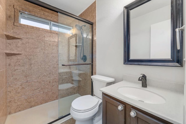214 Crystal Knoll Blvd, Georgetown, TX 78626 - bathroom with a tile shower and vanity