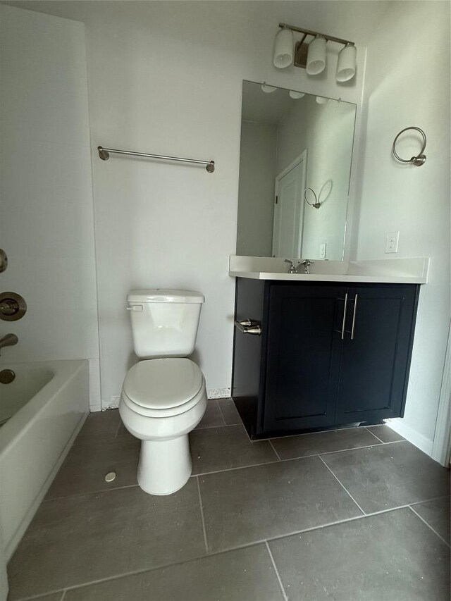 8516 Dongan Dr, Austin, TX 78744 - full bathroom featuring tile patterned floors, vanity, and shower / bath combination