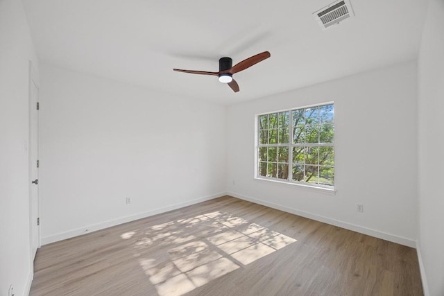 3505 Galena Hills Loop, Round Rock, TX 78681 - spare room with wood finished floors and ceiling fan