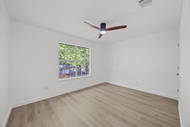 3505 Galena Hills Loop, Round Rock, TX 78681 - empty room with light wood-type flooring and a ceiling fan