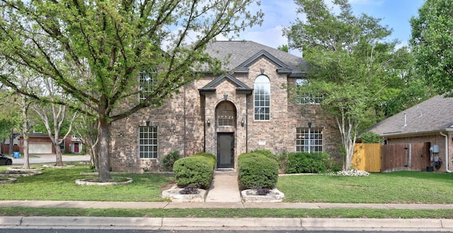 3505 Galena Hills Loop, Round Rock, TX 78681 - view of front of home featuring brick siding and a gate