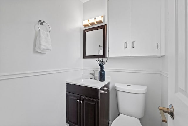 7003 Priscilla Dr, Austin, TX 78752 - bathroom featuring vanity and toilet