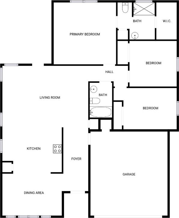 1608 Mallard Ln, Taylor, TX 76574 - view of home floor plan