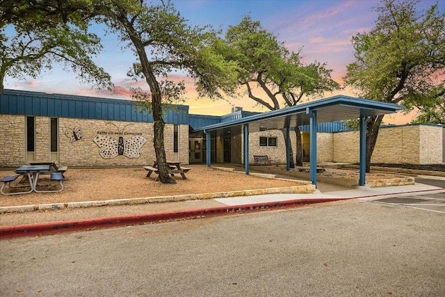 7306 Fireoak Dr, Austin, TX 78759 - view of front of house featuring stone siding